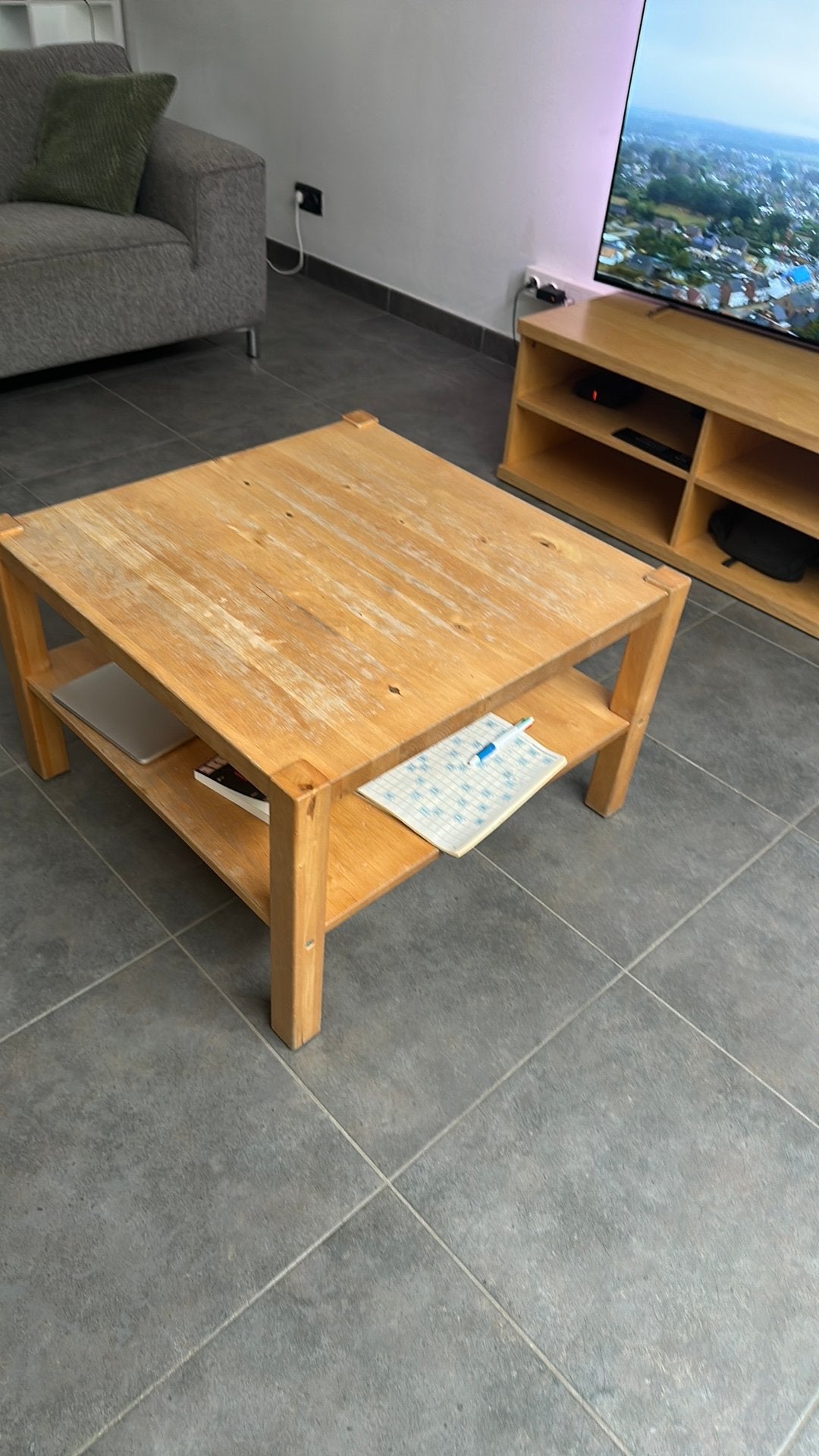 gratis salontafel 69x69x46, Huis en Inrichting, Ophalen, Zo goed als nieuw