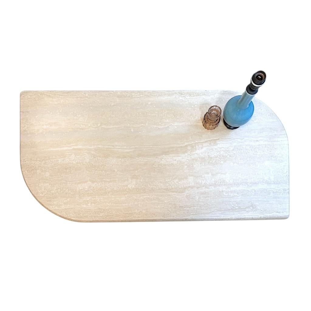 Sculpturale design salontafel in marmer, Huis en Inrichting, Tafels | Salontafels, Zo goed als nieuw, Minder dan 50 cm, 50 tot 100 cm