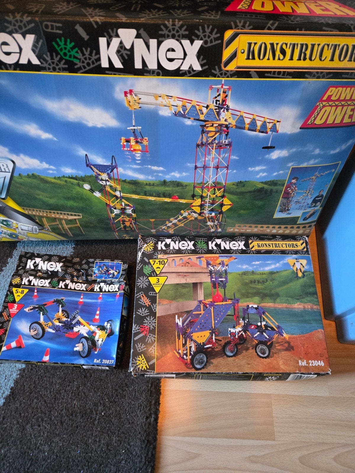 k'nex voor te bouwen, Ophalen, K'nex