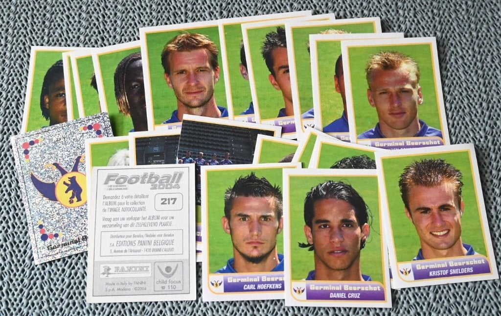 Panini Football 2004 Germinal Beerschot volledig, Verzamelen, Verzenden, Nieuw, Poster, Plaatje of Sticker
