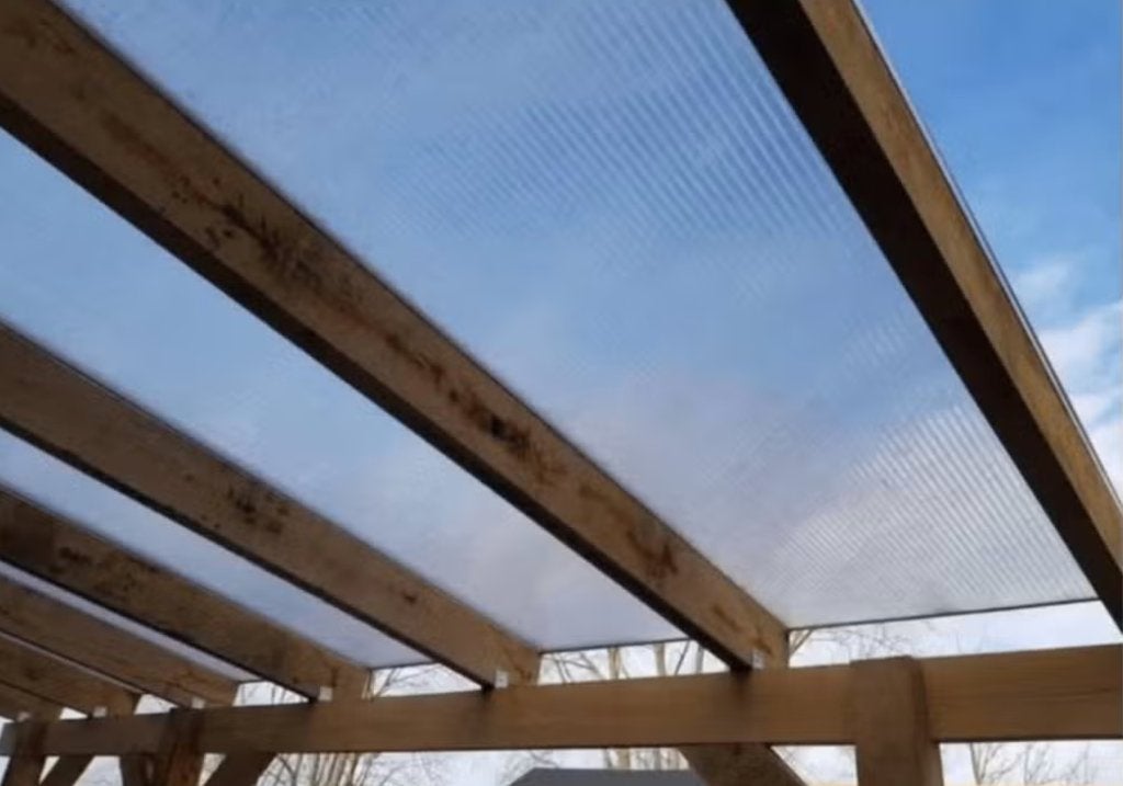 polycarbonaatplaat helder, Ophalen, Gebruikt