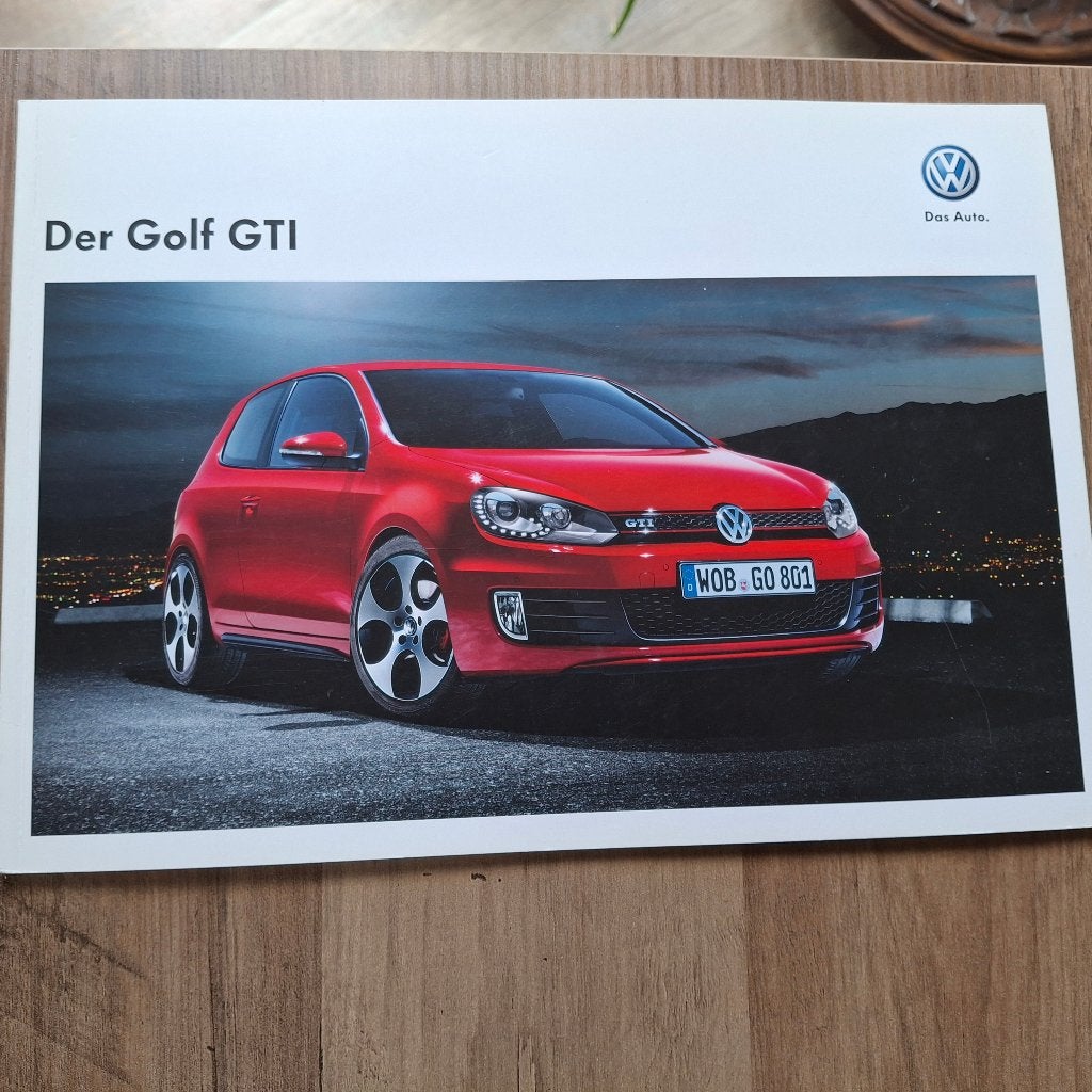 V.W.  Der Golf  GTI     mei 2012, Livres, Enlèvement ou Envoi, Neuf, Volkswagen
