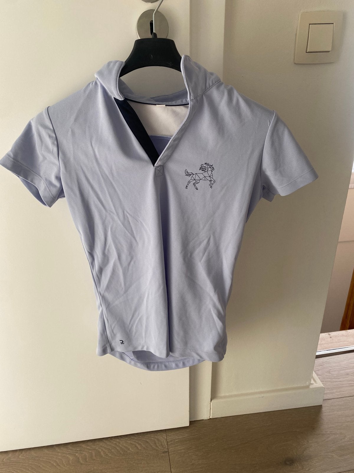 t-shirt d’equitation mauves fouganza 14 ans, Enlèvement ou Envoi, Fouganza, Comme neuf, Respirant