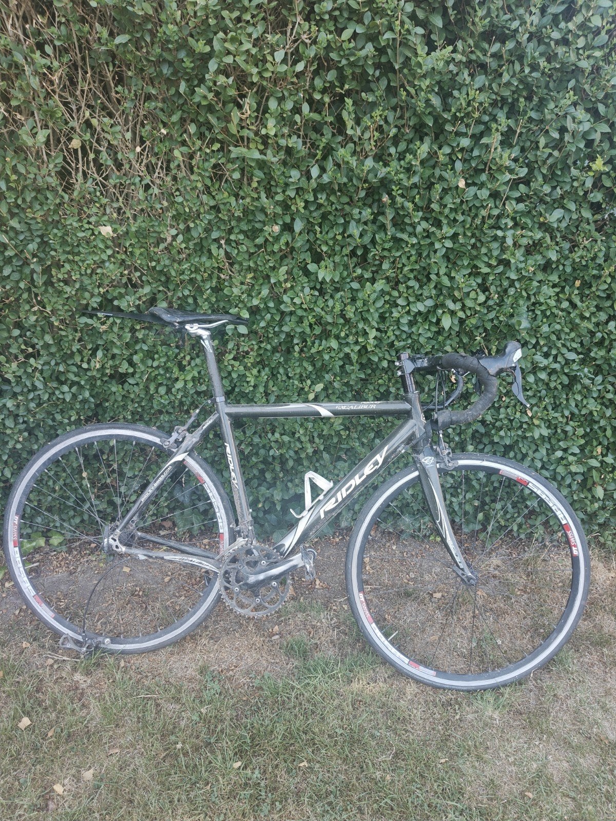 versleten koersfiets Ridley, Ophalen