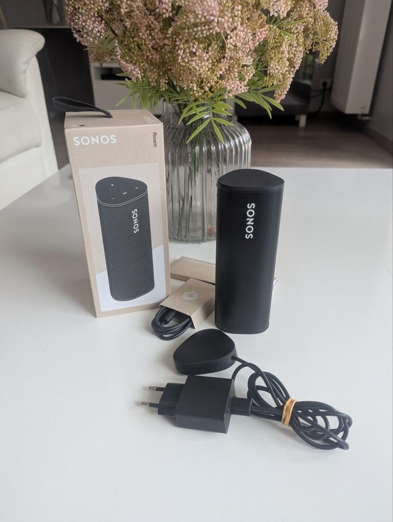 Sonos Roam — Premium-pakket met officiële magnetische oplade, Audio, Tv en Foto, Luidsprekerboxen, Ophalen