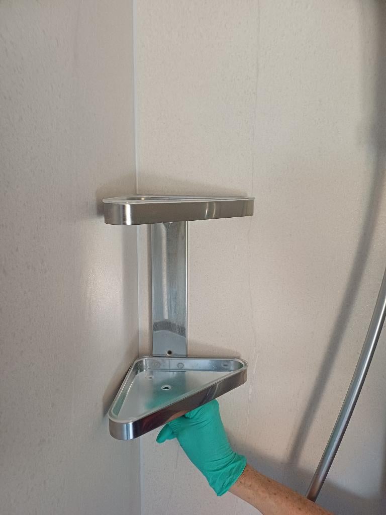 hoekrekje douche, Huis en Inrichting, Ophalen, Minder dan 50 cm, Gebruikt, Minder dan 25 cm