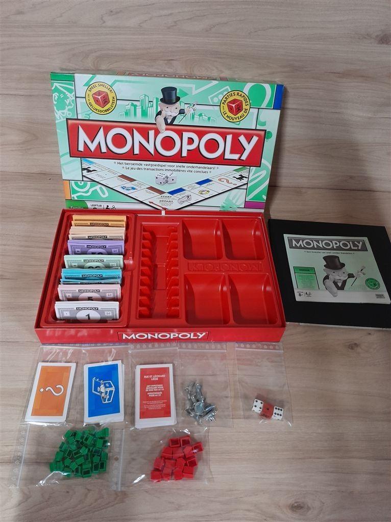 monopoly parker met speciale dobbelsteen [s1115], Hobby & Loisirs créatifs, Jeux de société | Jeux de plateau, Comme neuf, Envoi