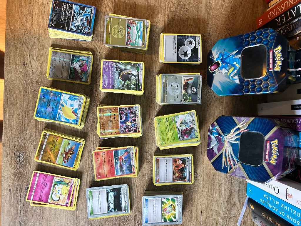 Pokemon bulk + tins, Enlèvement, Utilisé, Plusieurs cartes, Foil