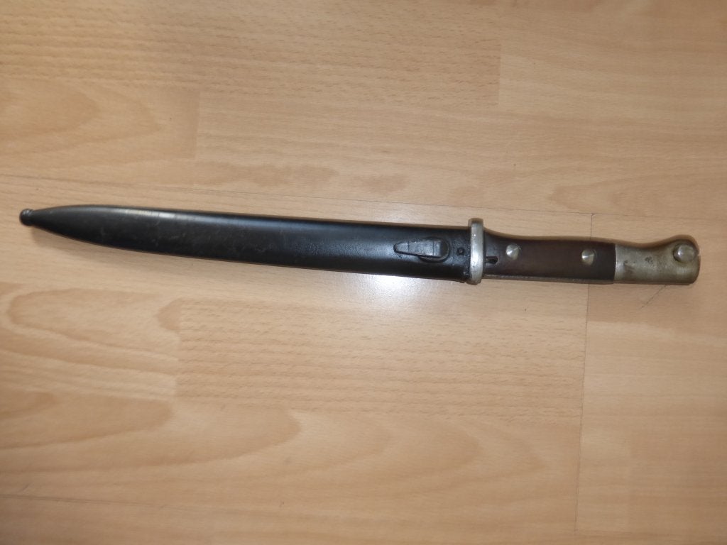 Baionnette Mauser  84/98 2e type Odeon ww1 1917, Collections, Envoi, Autres, Couteau ou Poignard
