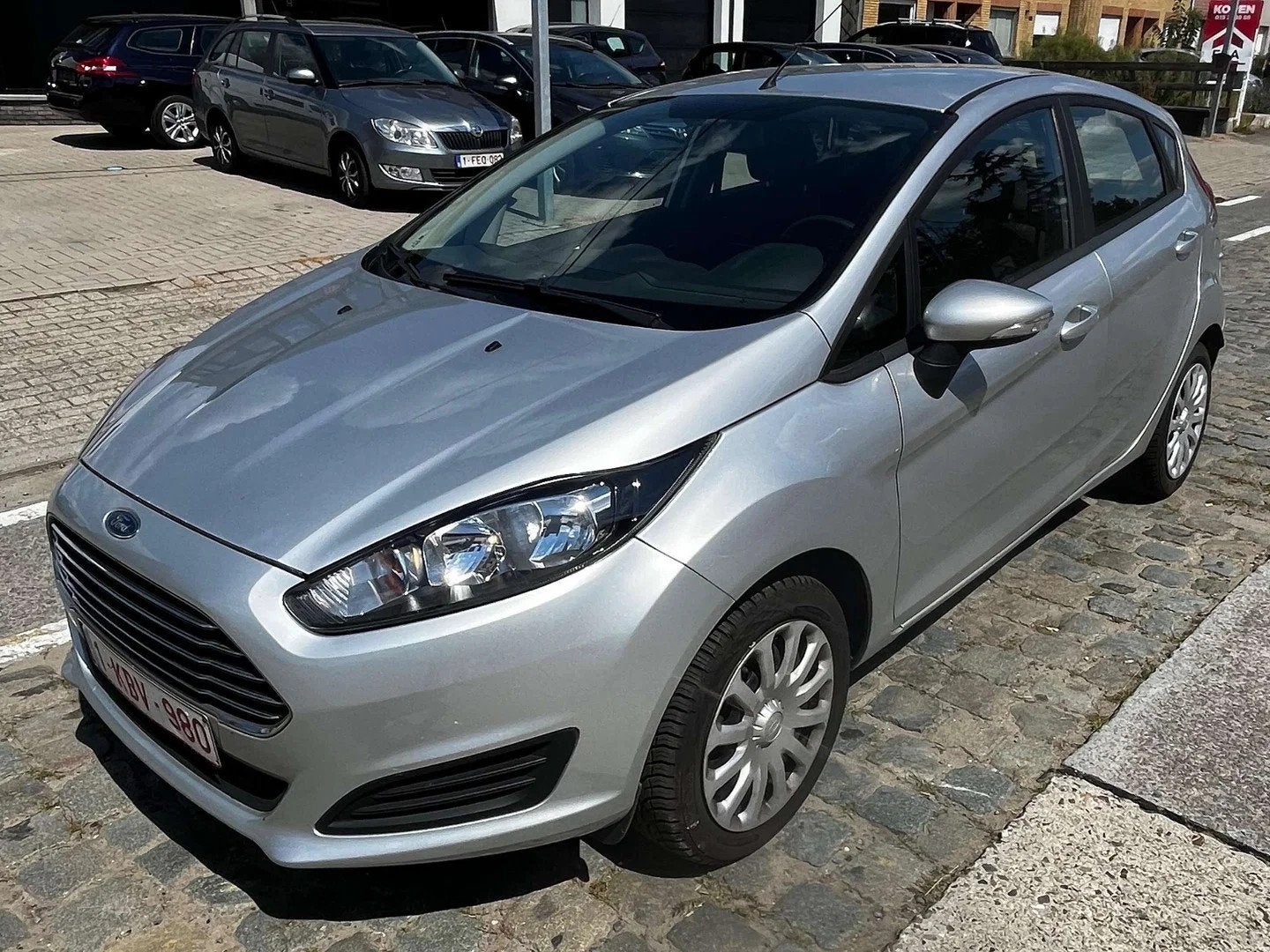 Ford Fiesta Fiesta 1.0i Trend /AIRCO (bj 2015), Auto's, Stof, Gebruikt, USB, Bedrijf