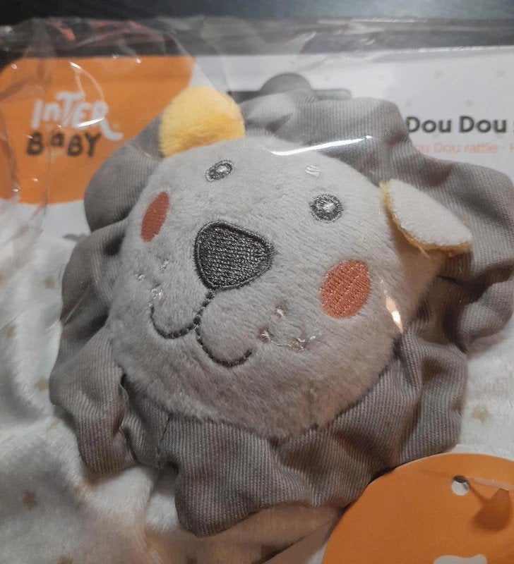 Doudou/Dudo Lion Interbaby, Neuf, Avec étiquette, Enlèvement ou Envoi, Autres marques