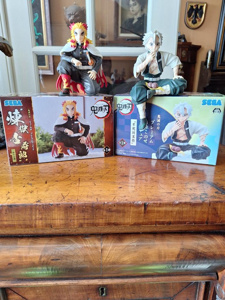 Demon slayer vinyl statues lot, Enlèvement ou Envoi