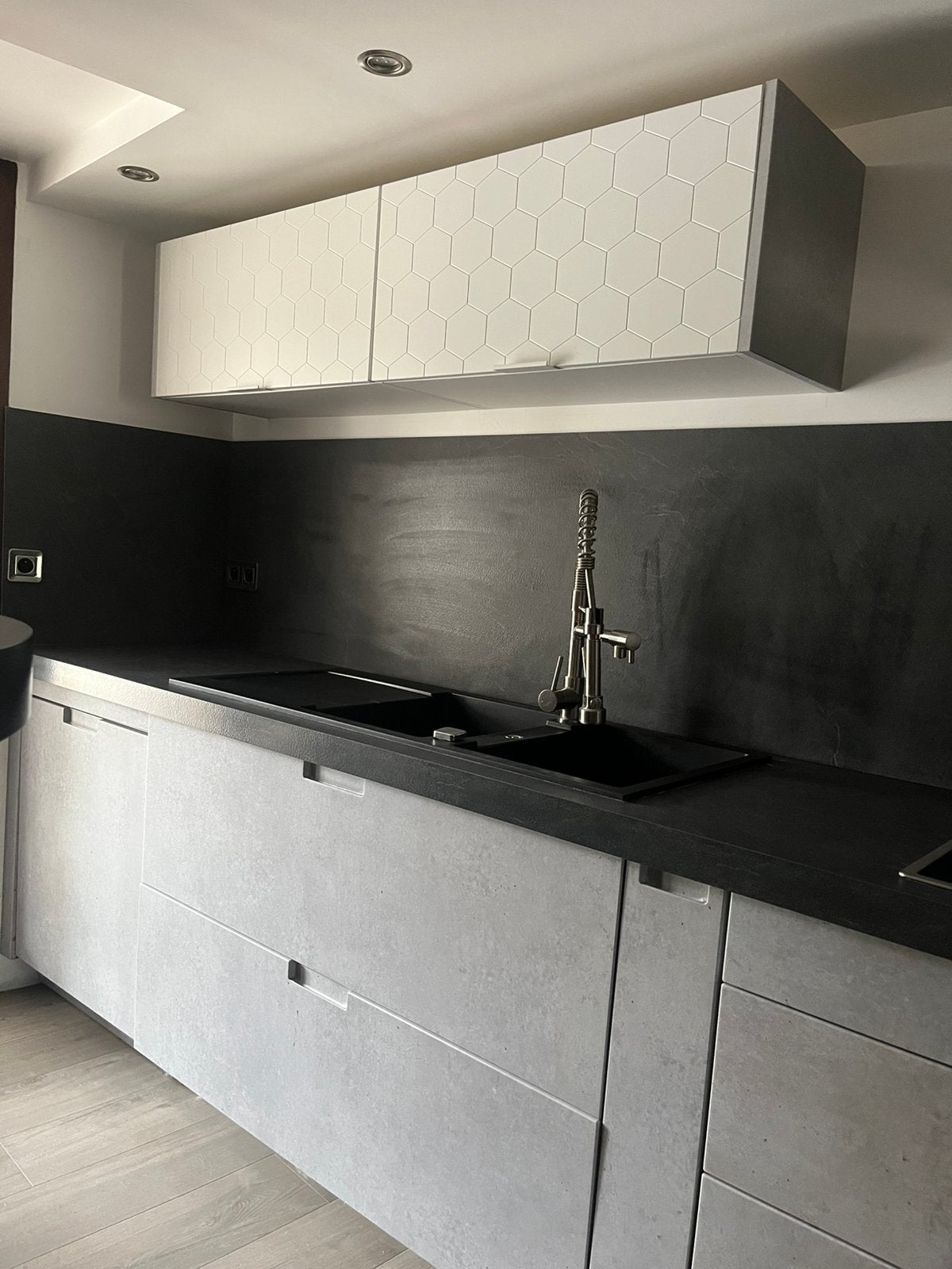Volledige keuken te koop, Ophalen, Gebruikt, Overige materialen, Enkelwandige keuken