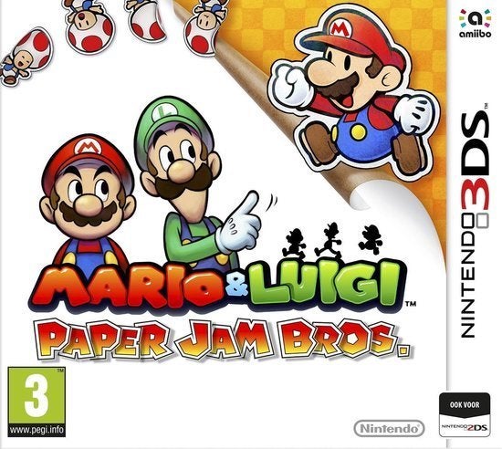 Nintendo 3ds  mario &luiigi paper jam bros game, Games en Spelcomputers, Games | Nintendo 2DS en 3DS, Ophalen of Verzenden, Zo goed als nieuw