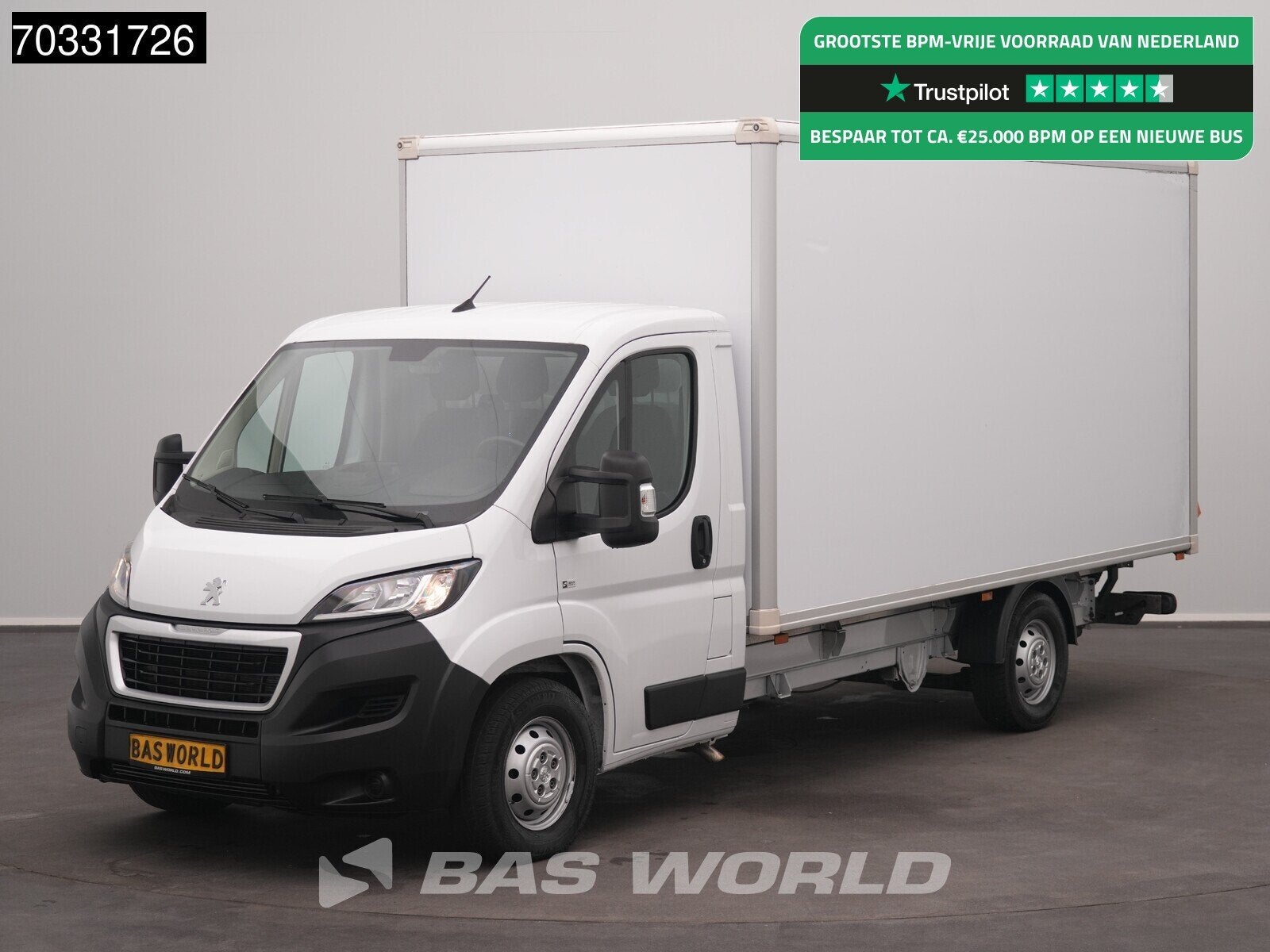 Peugeot Boxer 165PK Laadklep Bakwagen Airco Cruise Camera St, Auto's, Bestelwagens en Lichte vracht, Stof, Gebruikt, 4 cilinders