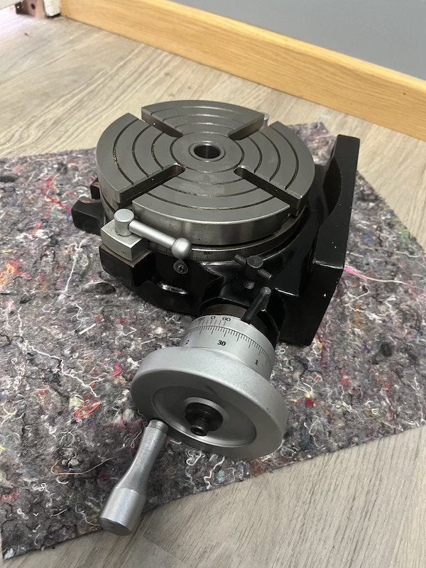Verdeeltafel 150mm, Ophalen