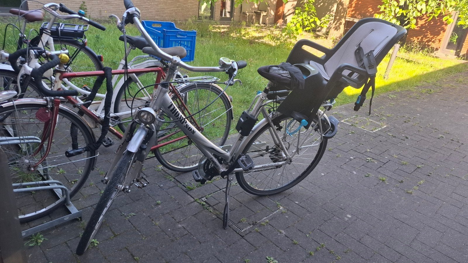 Thompson damesfiets, Enlèvement