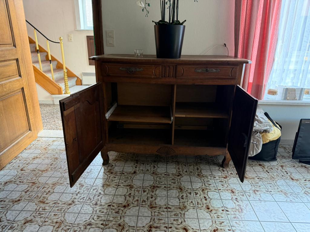 Armoire brune rustique, Enlèvement