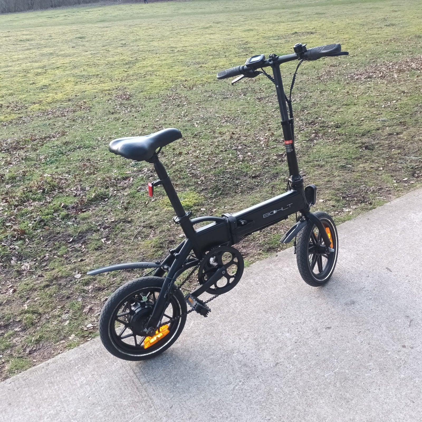 Elektrische mini vouwfiets merk bohlt, Fietsen en Brommers, Elektrische fietsen, Ophalen, Zo goed als nieuw