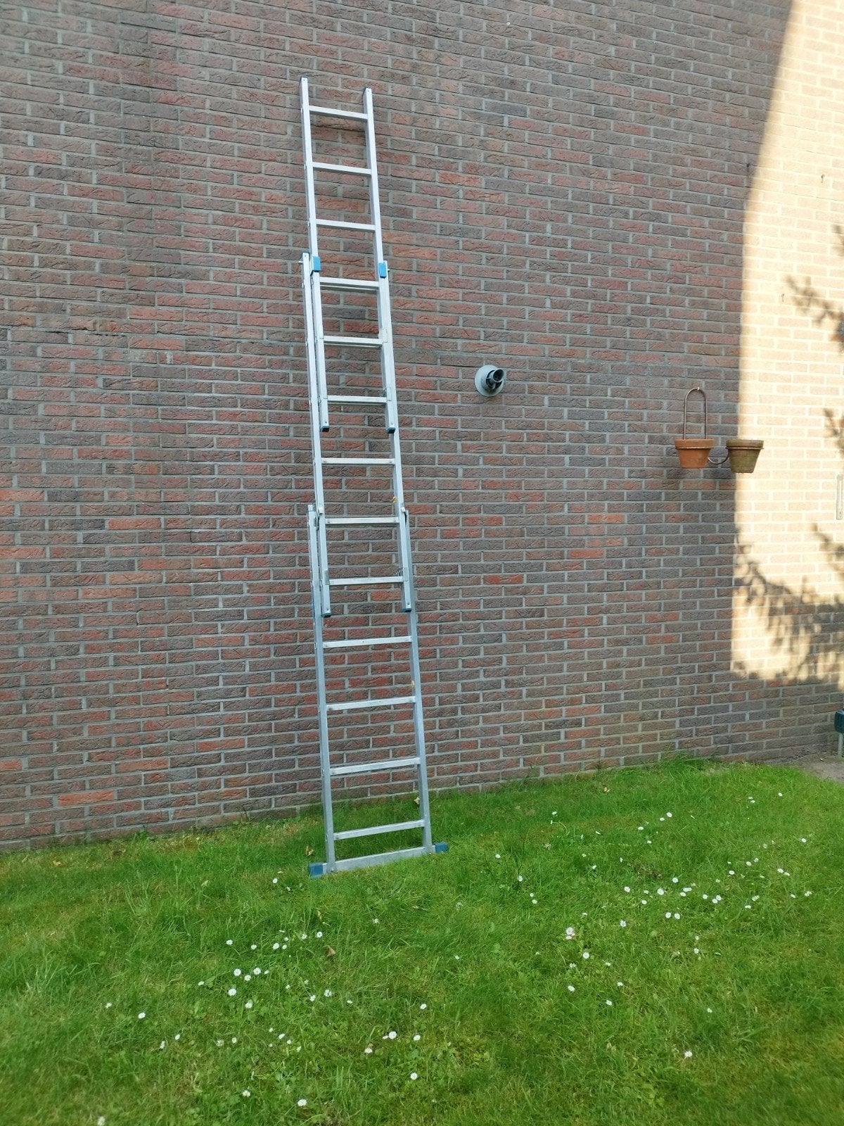 Ladder., Ophalen, Zo goed als nieuw, Ladder, Opvouwbaar of Inschuifbaar