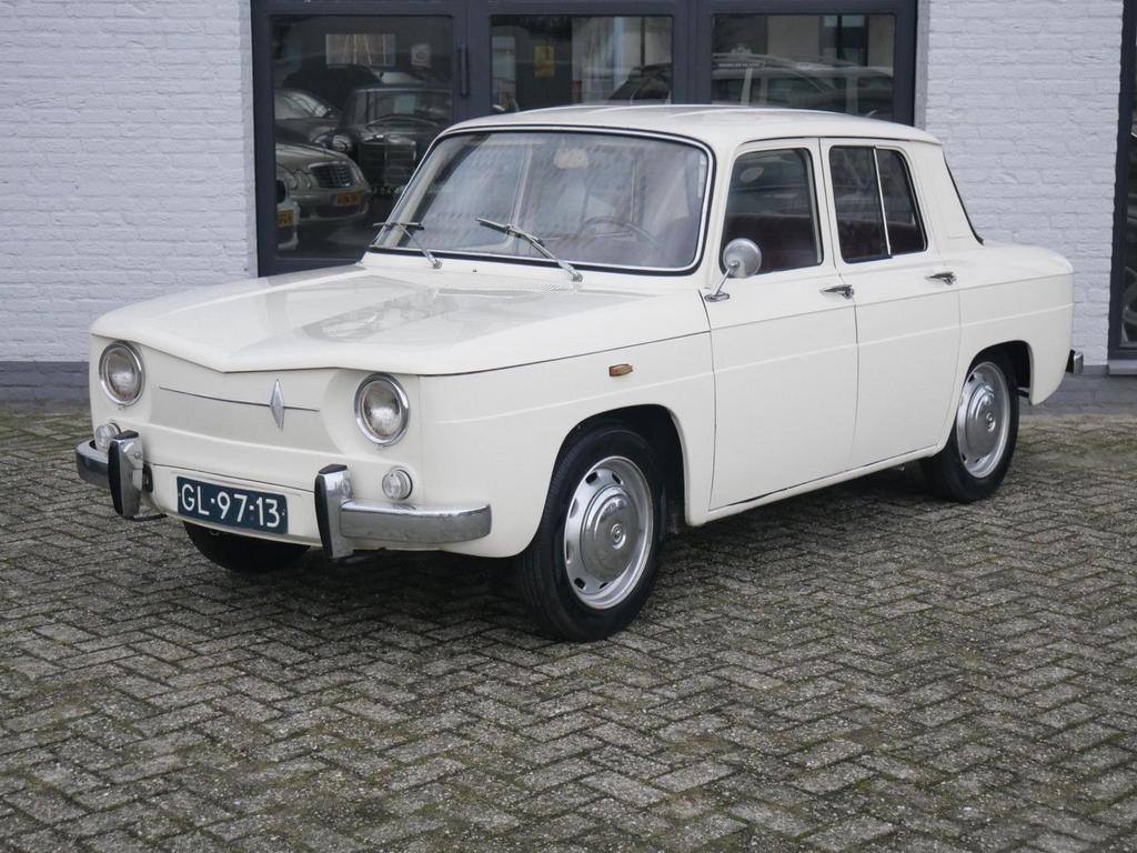 Renault 8 R 1130 Origineel Nederlands 2e eigenaar, Auto's, Renault, Wit, Bedrijf, Handgeschakeld, Berline