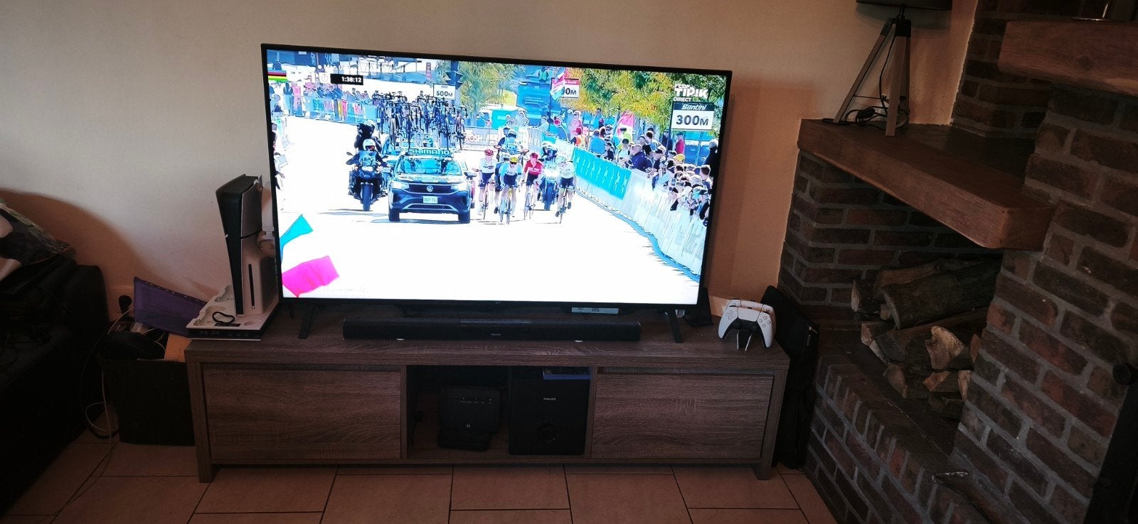 Meuble de télévision + table de salon, Maison & Meubles, Enlèvement, Utilisé