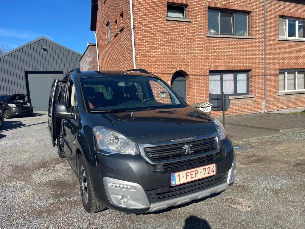 Peugeot Partner Tepee 1.6BlueHDi,Airco,Sensoren,Cruise,1eEig, Monovolume, Euro 6, 4 cilinders, 109 g/km