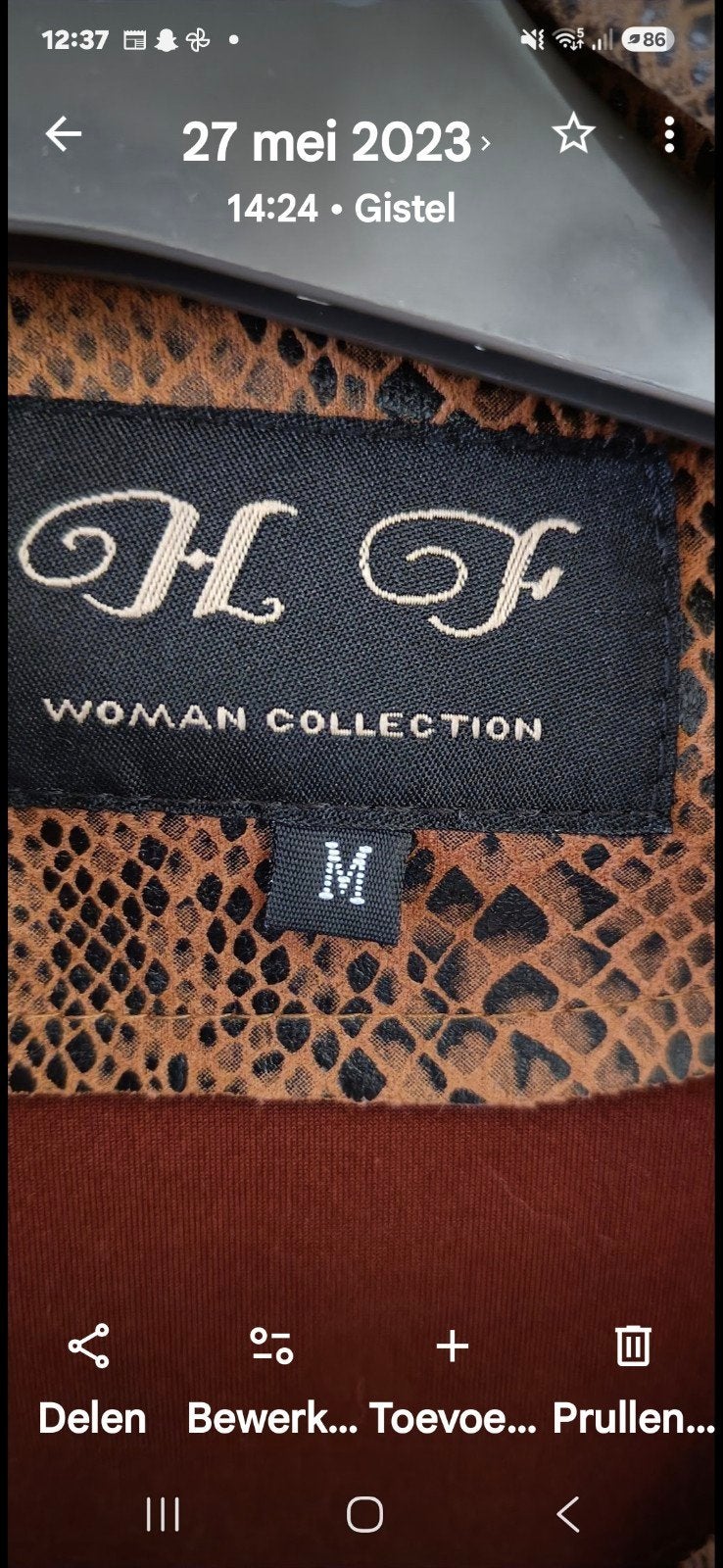 Jas, Kleding | Dames, Jassen | Zomer, Ophalen, Zo goed als nieuw, Maat 38/40 (M), Bruin