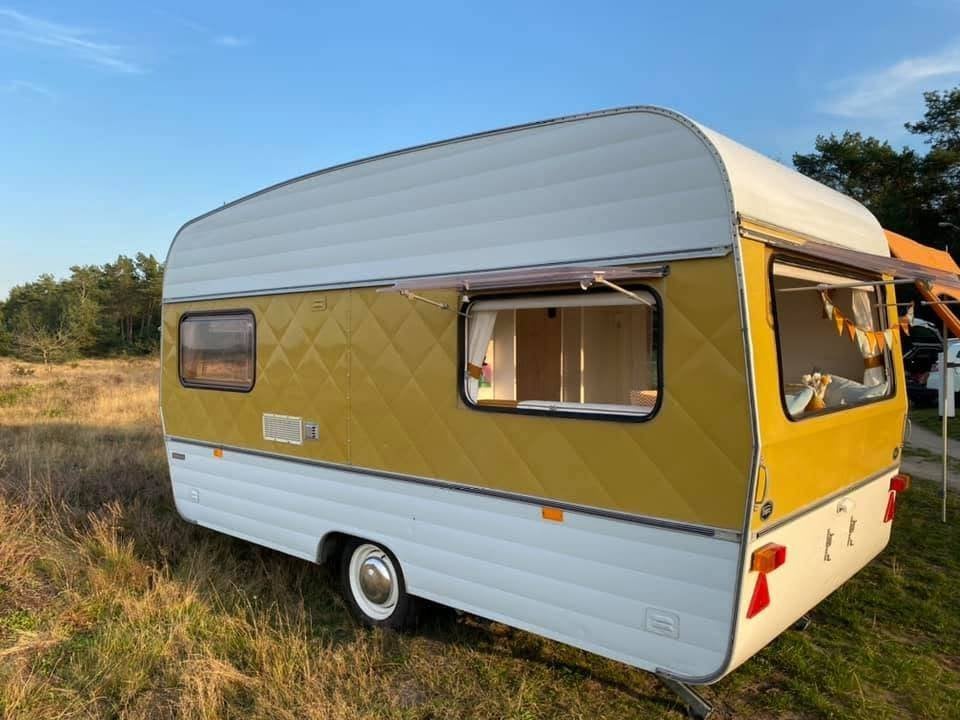 fisher holivan 1976 caravan, Caravans en Kamperen, Standaardzit, Koelkast, Particulier, 500 - 750 kg