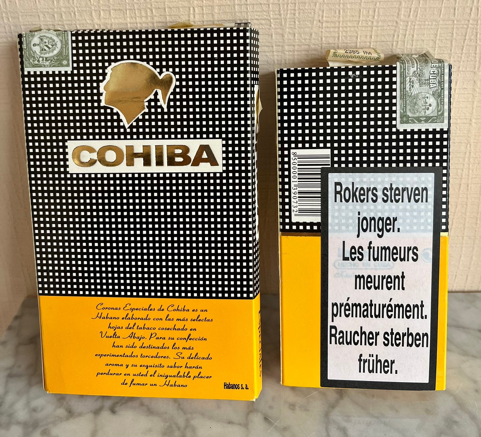 Cohiba sigaren & tubes decoratie & verzamelobject, Verzamelen, Ophalen, Zo goed als nieuw