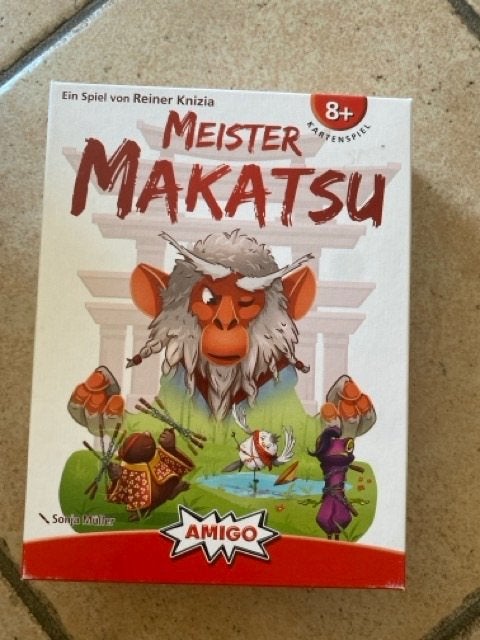 MEISTER MAKATSU - kaartspel van Reiner Knizia als nieuw, Hobby en Vrije tijd, Gezelschapsspellen | Bordspellen, Verzenden
