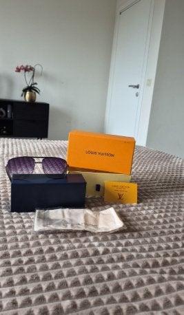 gloednieuwe kwalitatieve zwarte Louis Vuitton zonnebril, Overige merken, Zonnebril, Zwart, Nieuw