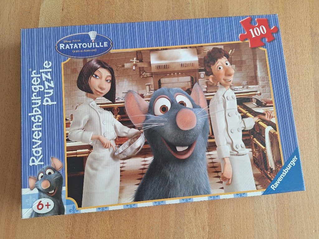 ✪ Puzzel Ravensburger Ratatouille - 100st, Ophalen of Verzenden, Meer dan 50 stukjes, Zo goed als nieuw