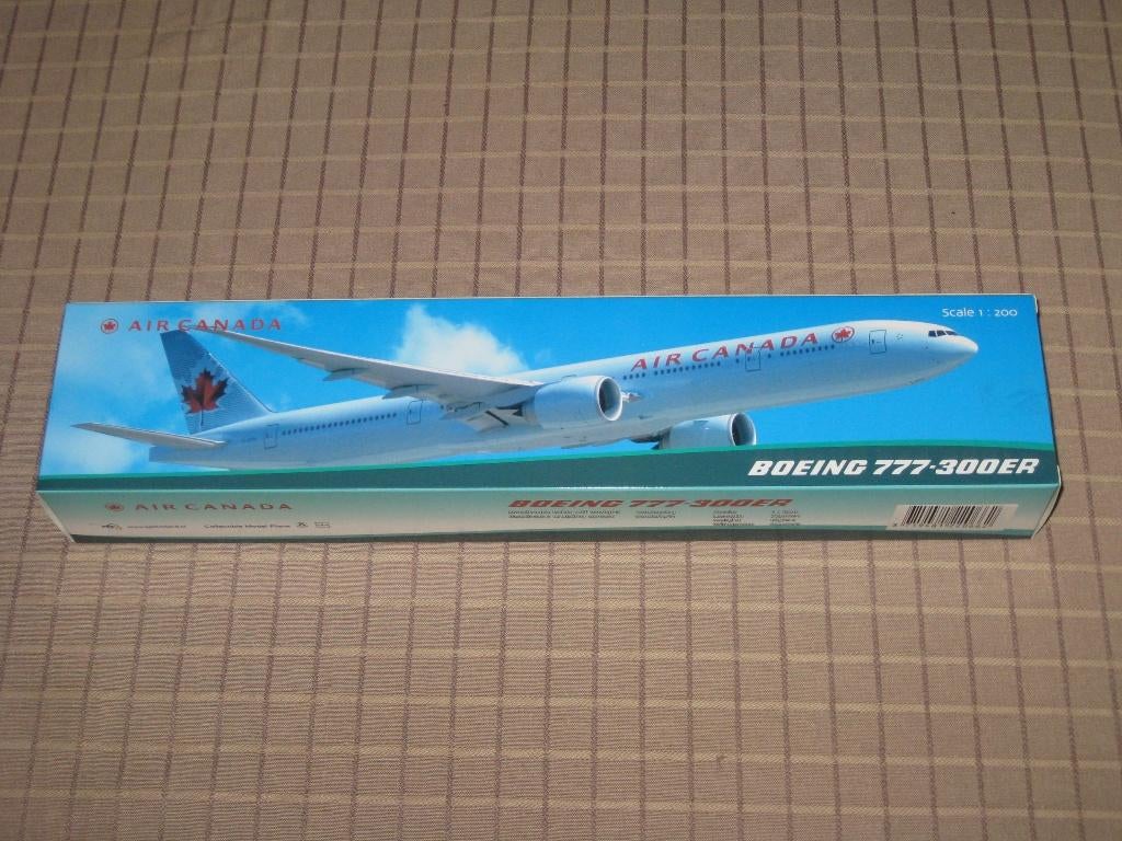 Schaalmodel 1:200 Air Canada Boeing 777-300ER, Verzamelen, Ophalen, Schaalmodel