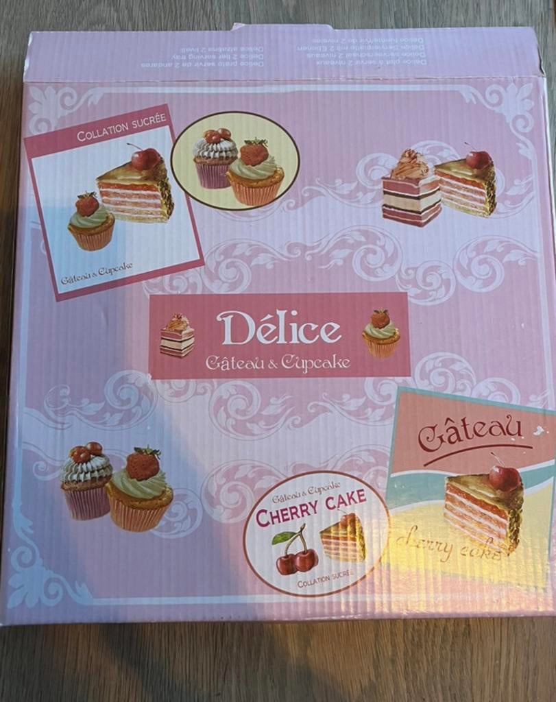 Gateau & Cupcake staander, Ophalen of Verzenden, Nieuw, Rond, Schaal