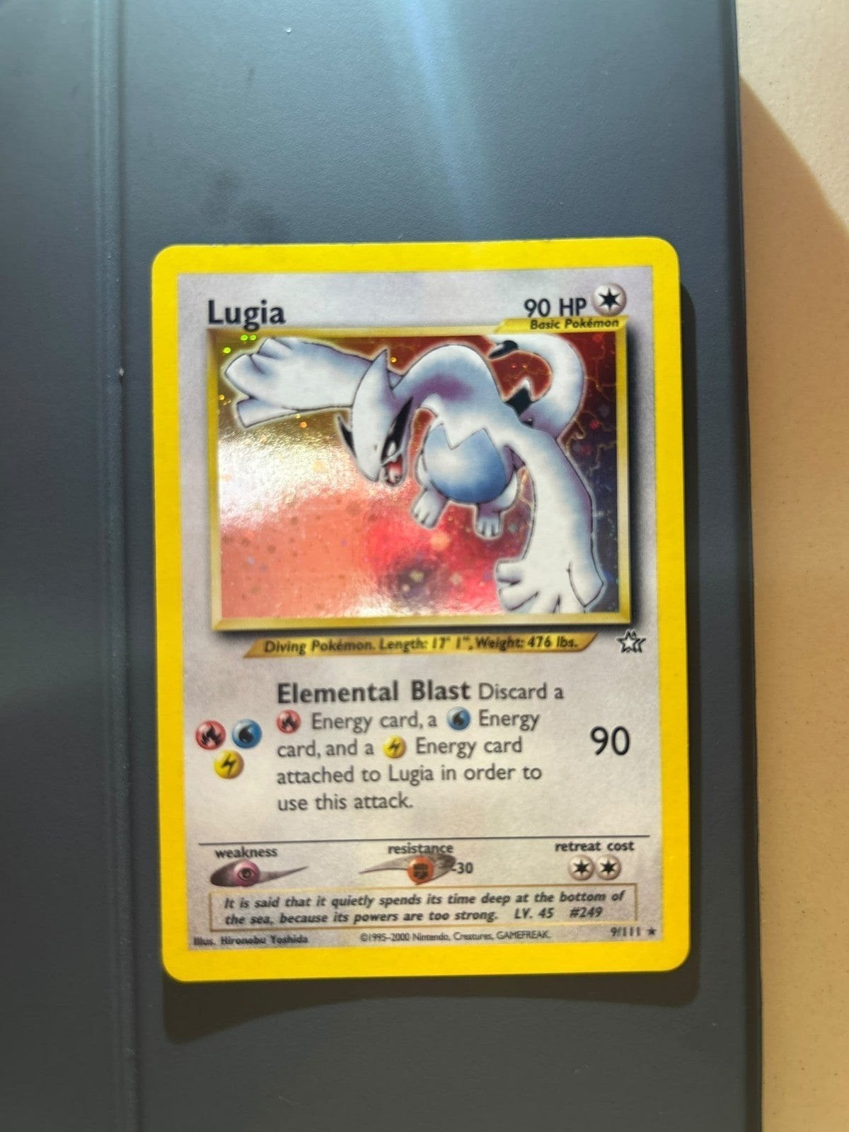 lugia neo genesis, Ophalen