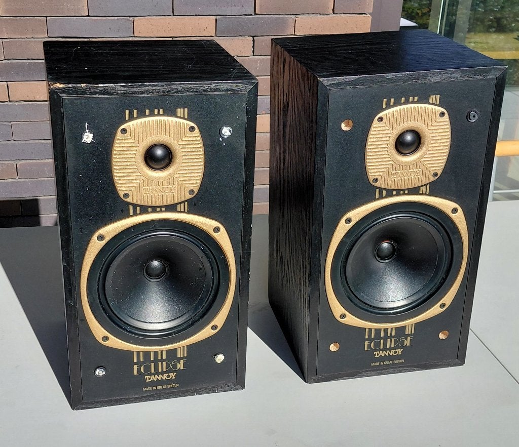 Tannoy Eclipse One zwart bookshelve, Gebruikt, Ophalen of Verzenden, 60 tot 120 watt, Basreflex