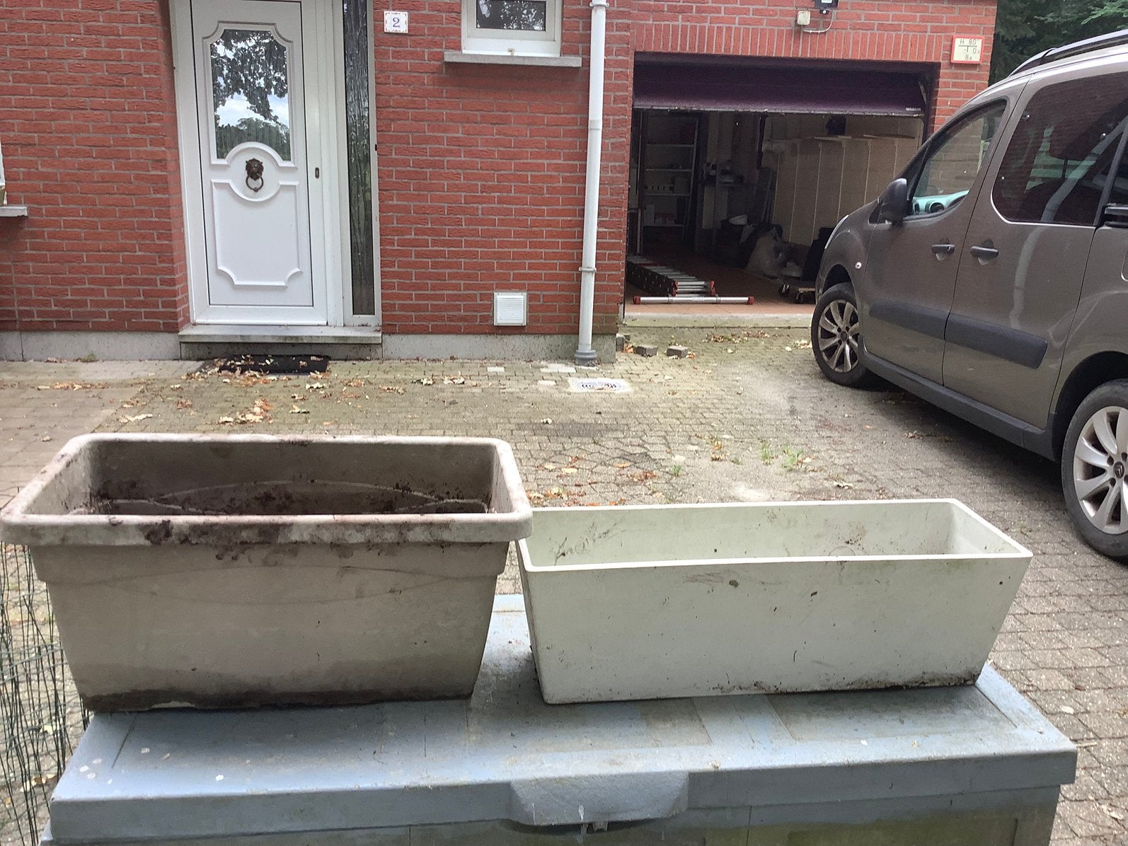 bacs à fleurs GRATUITS, Jardin & Terrasse, Enlèvement, Utilisé, Synthétique
