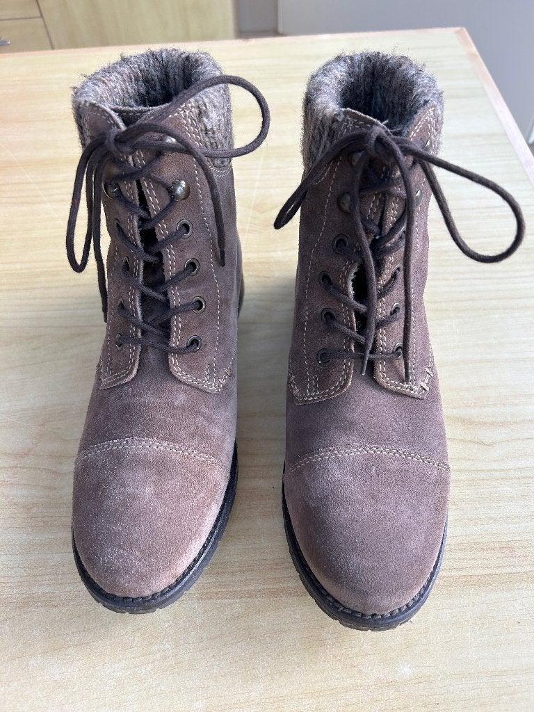 Winter botinnes dames bruin maat 41, Ophalen of Verzenden, Zo goed als nieuw, Bruin