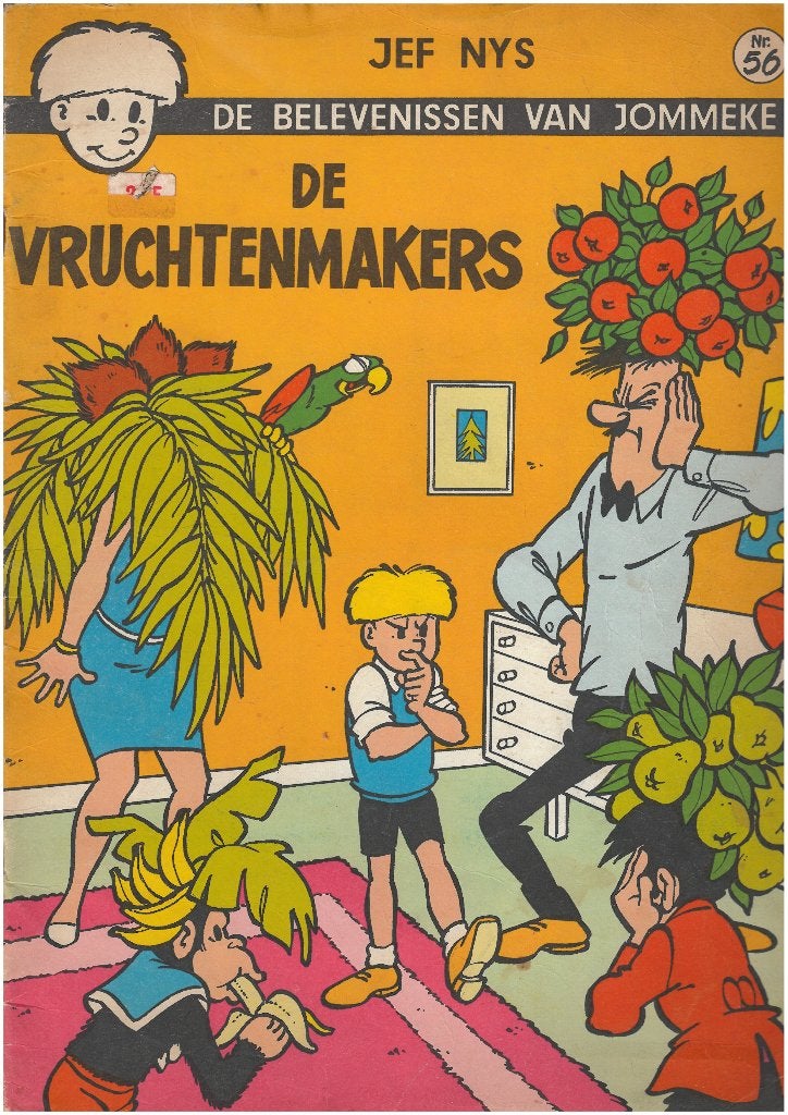 Jommeke - de vruchtenmakers (eerste druk) --- 1973, Enlèvement ou Envoi, Une BD, Jef Nys., Utilisé