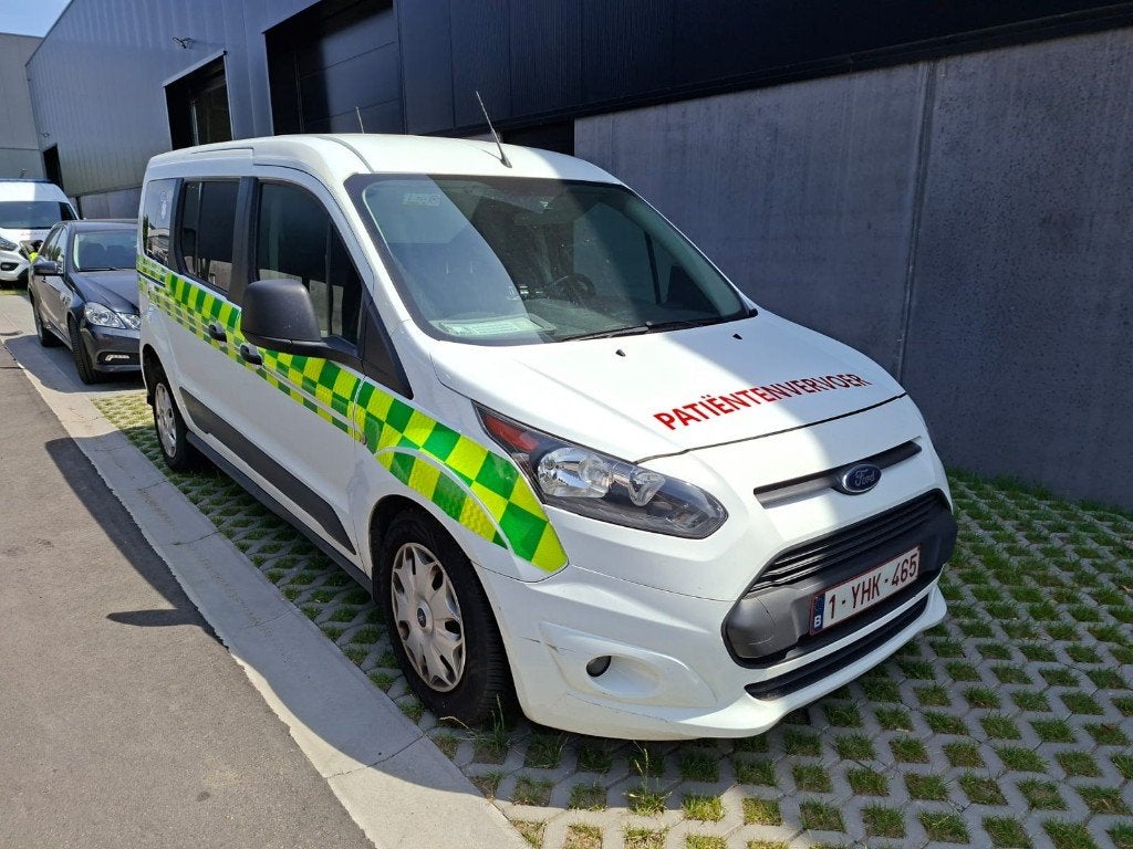 Ford Tourneo Connect (rolstoelwagen), Voorwielaandrijving, Stof, 4 cilinders, Wit