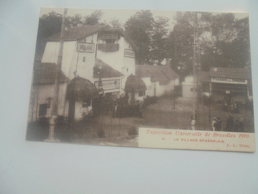 brussel expo 1910-le village senégalais, Verzamelen, Verzenden, Voor 1920, Ongelopen, Brussel (Gewest)