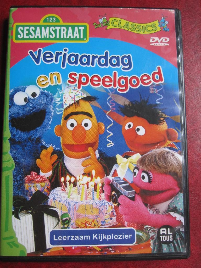 Sesamstraat Verjaardag en Speelgoed, Cd's en Dvd's, Dvd's | Kinderen en Jeugd, Alle leeftijden, Ophalen of Verzenden, Zo goed als nieuw