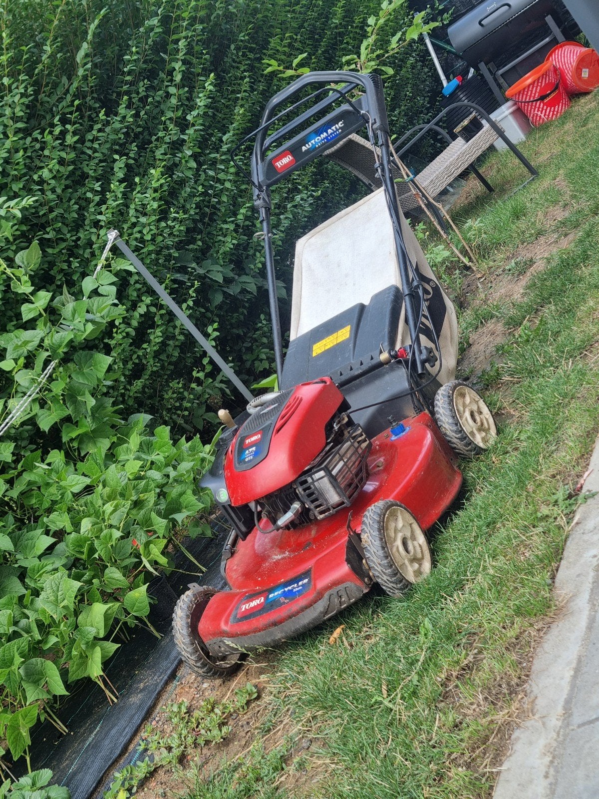 tondeuses toro serie 675.autotracréé fonctionne mulching!!, TORO.SERİE 675 GTS recycler, Fonction de mulching, Comme neuf, Enlèvement