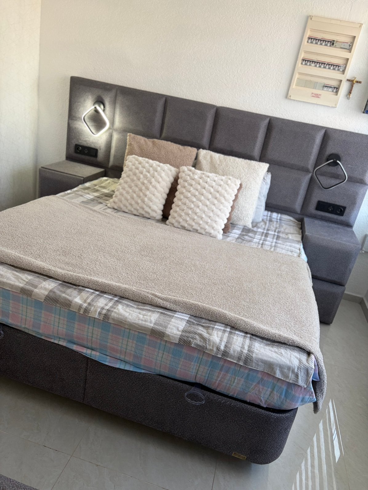 Grijze teddy bed, Enlèvement, Comme neuf