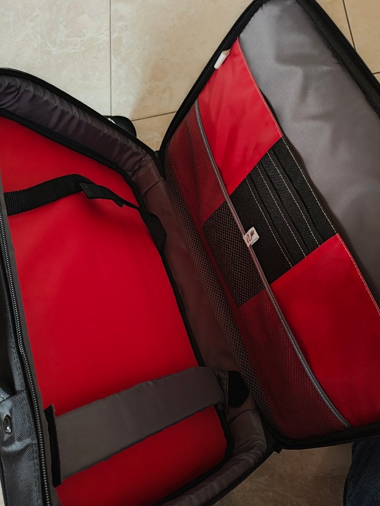 laptoptas, Computers en Software, Ophalen, Gebruikt, 17 inch of meer, Zwart