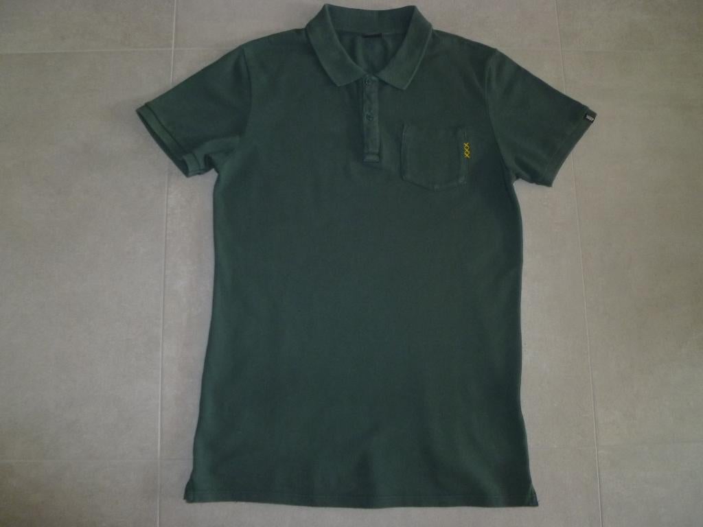 Polo Scotch&Soda - donkergroen - 16 jaar, Kinderen en Baby's, Kinderkleding | Maat 176, Gebruikt, Ophalen of Verzenden, Jongen