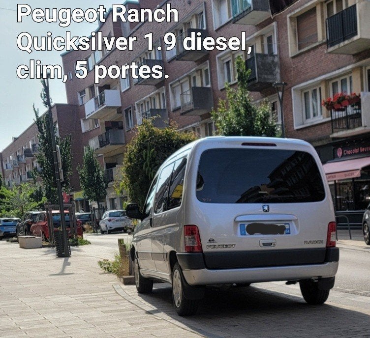 Partner clim1.9D Quicksilver, Autos, Achat, 1200 kg, Boîte manuelle, 5 portes