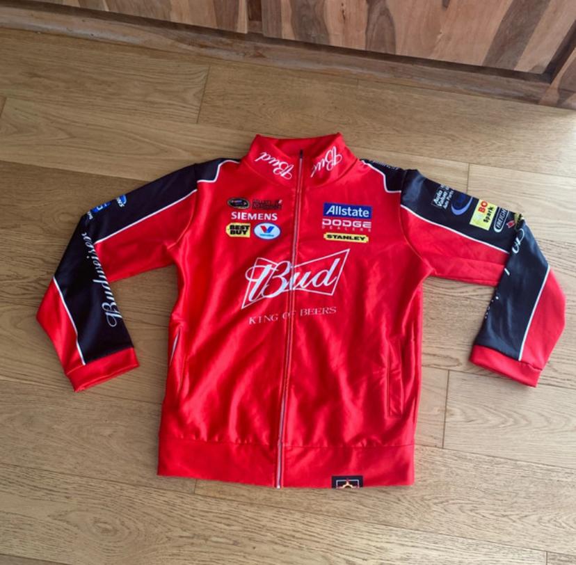 Veste Racing Nascar Budweiser Vintage, Enlèvement ou Envoi, Comme neuf