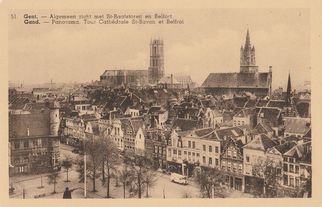 Gent, Ophalen of Verzenden, 1920 tot 1940, Ongelopen, Oost-Vlaanderen